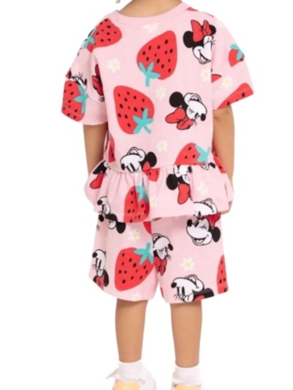Girls 5T Minnie Peplum Short Set